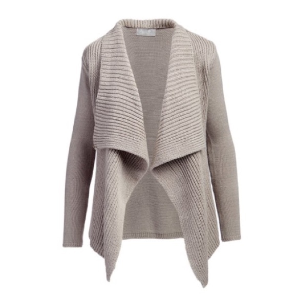 Pat Rego Jackets & Blazers - Grey Open Wrap Cardigan